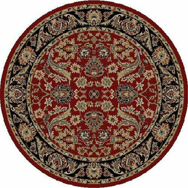 Concord Global Trading 7 ft. 10 in. Ankara Sultanabad - Round, Red 62009